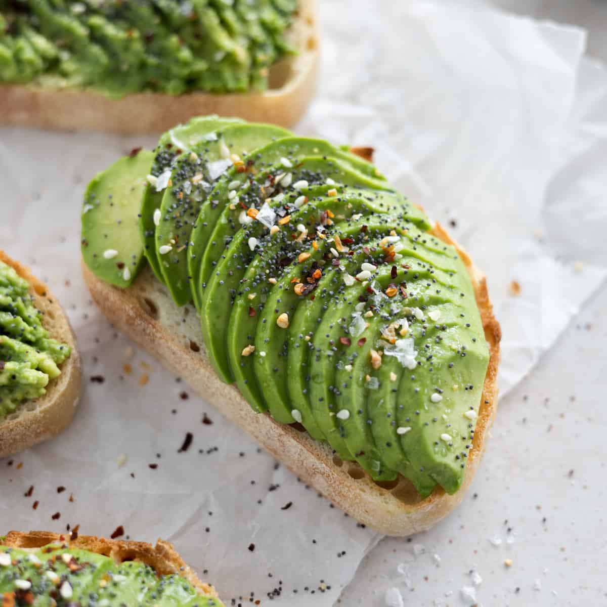 Avocado Toast with Everything Bagel Seasoning - This Jess Cooks