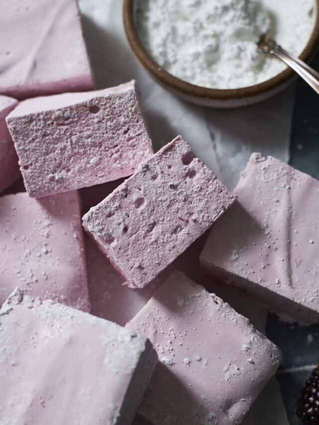 Blackberry Marshmallows