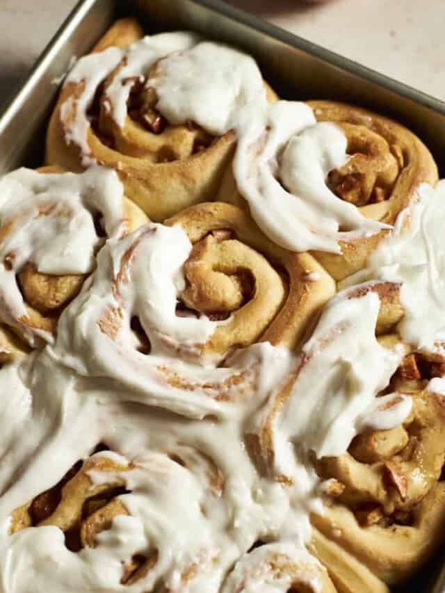 Sourdough Discard Apple Cinnamon Rolls