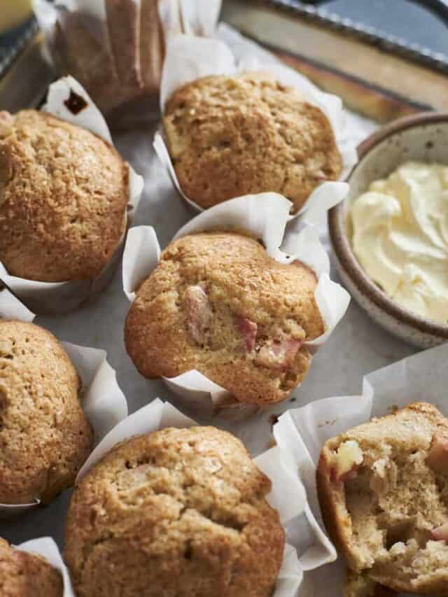 Sourdough Discard Apple Muffins