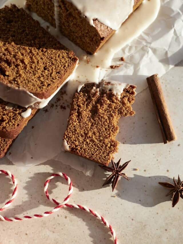 Sourdough Discard Gingerbread Loaf