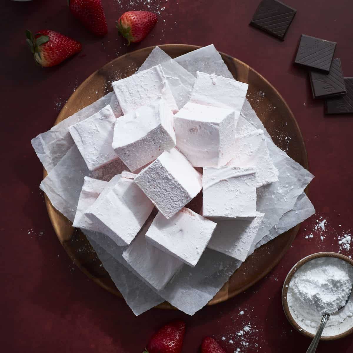 Strawberry Pink Marshmallows