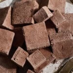 A pile of Chocolate Marshmallows.