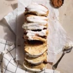 Sourdough Discard Cinnamon Pull Apart Bread after frosting.