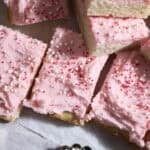 A pile of Sourdough Discard Sugar Cookie Bars.