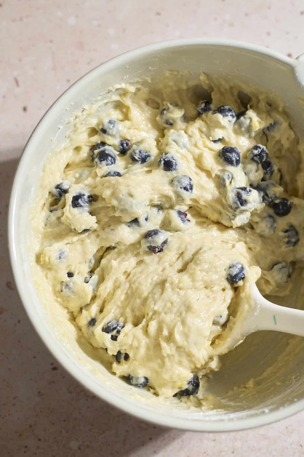 Batter in a large mixing bowl.